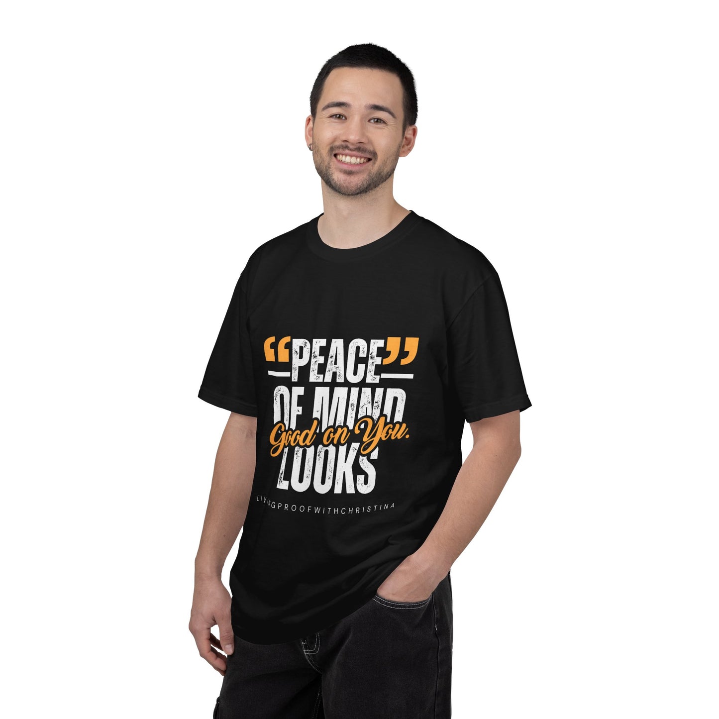 Peace of Mind T-Shirt — "Peace of Mind Looks Good on You" Graphic Tee