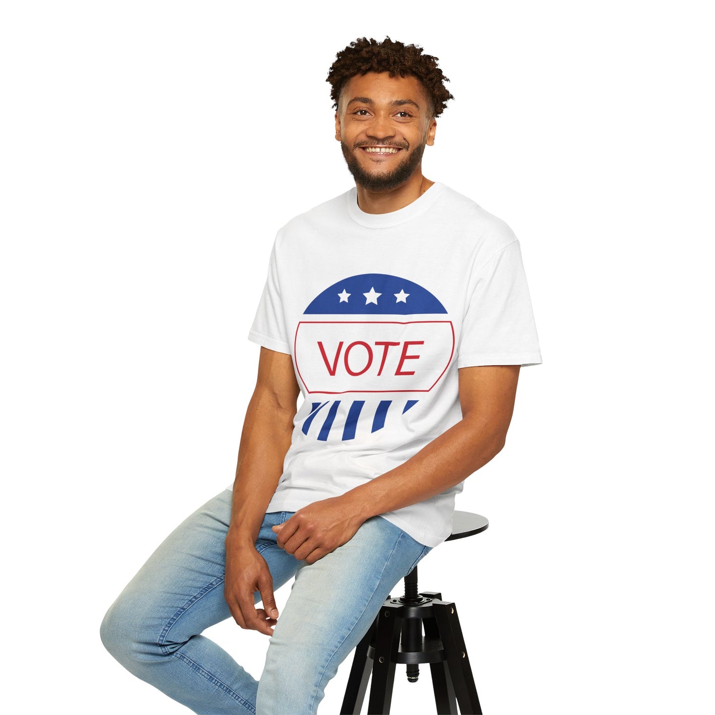 Unisex Vote Garment-Dyed T-Shirt - Perfect for Election Day and Advocacy