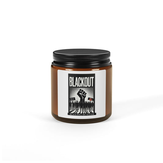 Scented Soy Candle (Multi-Size, Amber Jar)