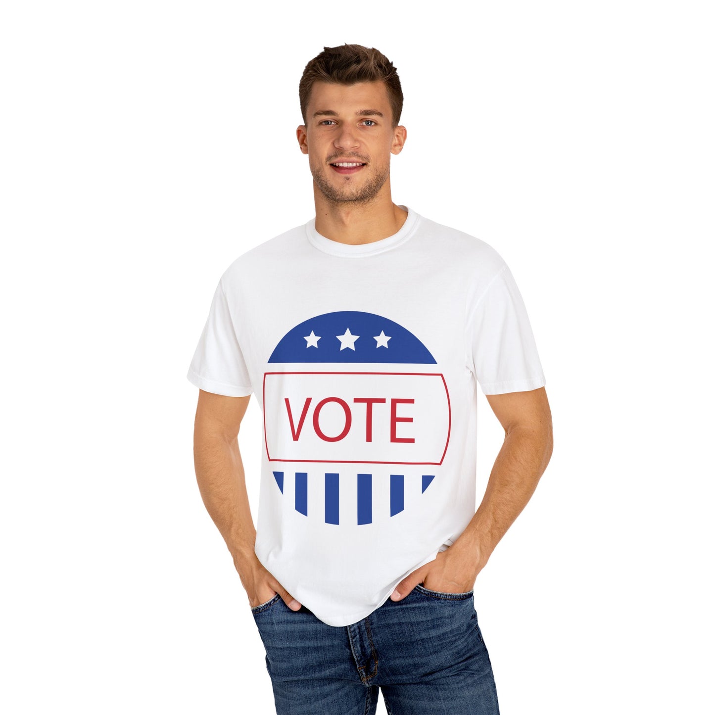 Unisex Vote Garment-Dyed T-Shirt - Perfect for Election Day and Advocacy