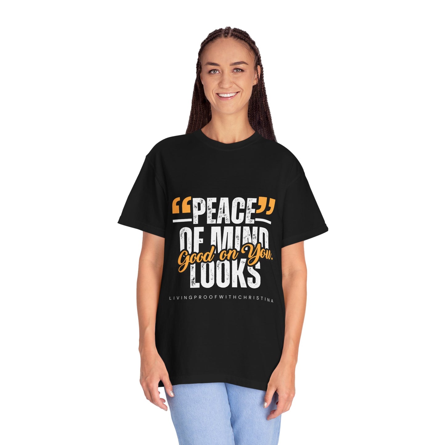 Peace of Mind T-Shirt — "Peace of Mind Looks Good on You" Graphic Tee