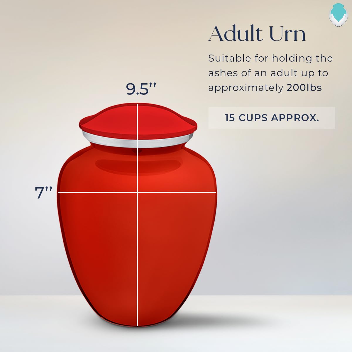Geturns Embrace Adult Personalized Picture Cremation Urns for Human Ashes I Large Photo Black Funeral Urn for Men and Women I 200 lbs