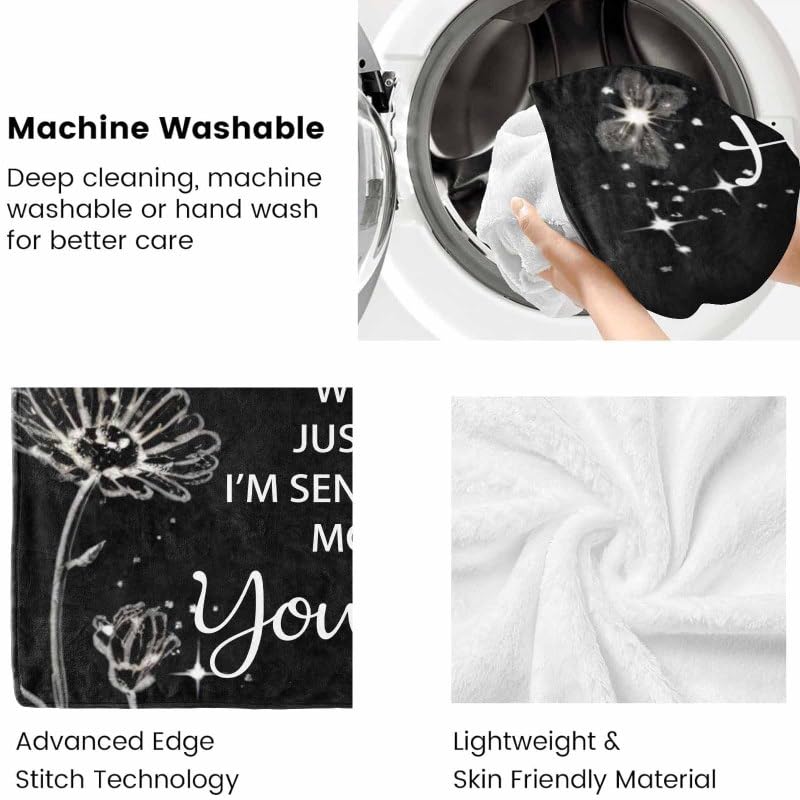 Custom Memorial Blanket with Photos for Loss of Loved One, Loving Memory Personalized Sympathy Blanket for Loss of Dad Mom Husband Wife Friend in Memory of Loved One Gifts, Made in USA