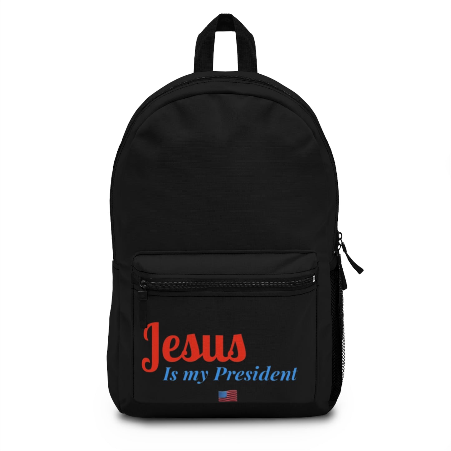 Inspirational Jesus Backpack - "Jesus Is My President" Edition for Faith and Patriotism
