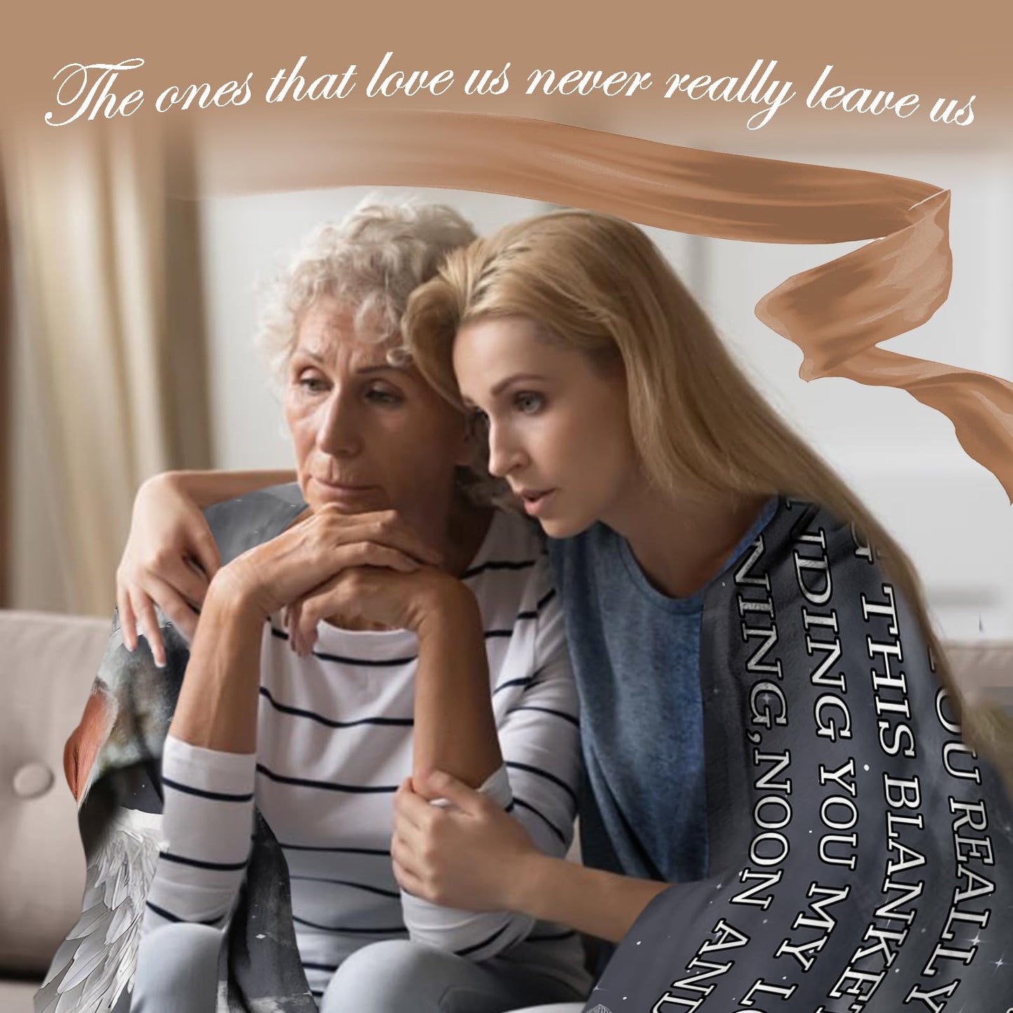 Vsmoedb Custom Memorial Blanket with Pictures, Sympathy Blanket for Loss of Loved One, Memorial Blankets for Loss of Mom Dad, Memory Blankets Memorial Gifts for Loss of Loved One Made in USA