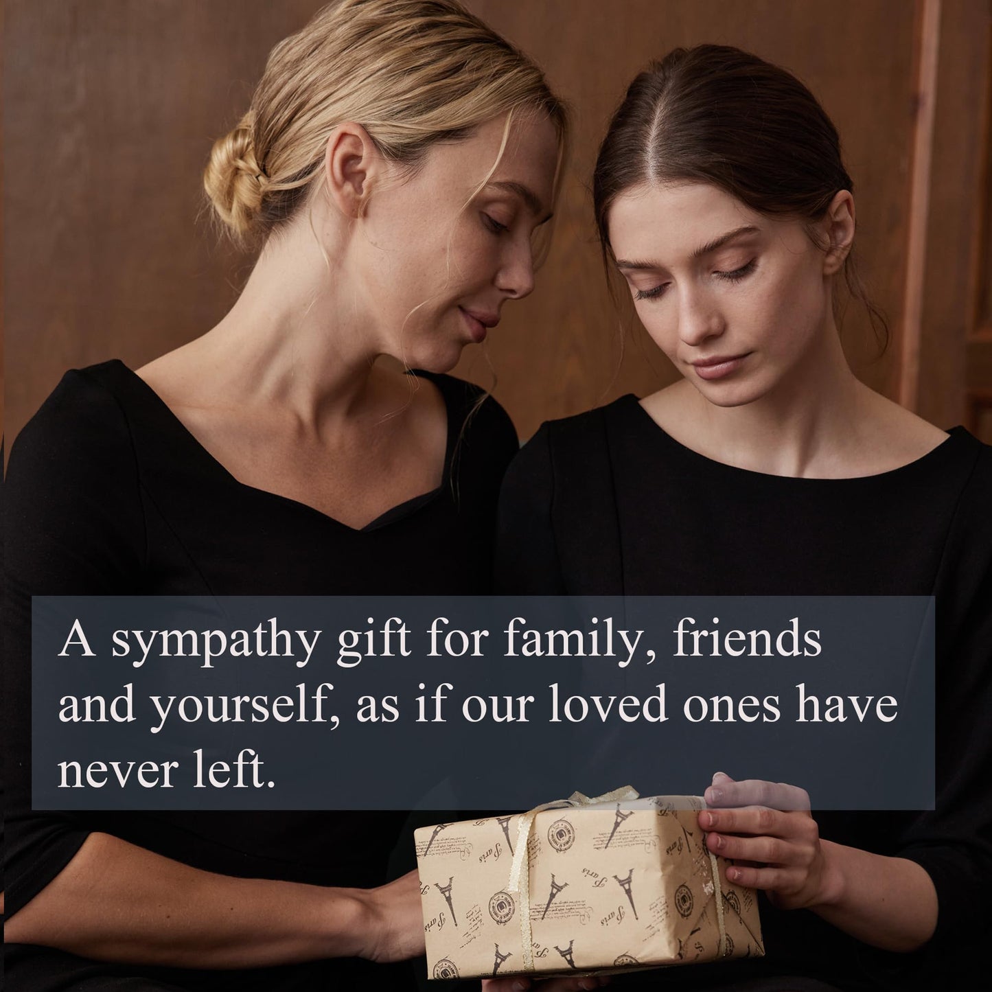Fanery Sue Personalized Ashes Necklace for Women Men Custom Engraving Photo & Text Cremation Jewelry Urn Necklace for Ashes Memorial Keepsake for Loss Loved One