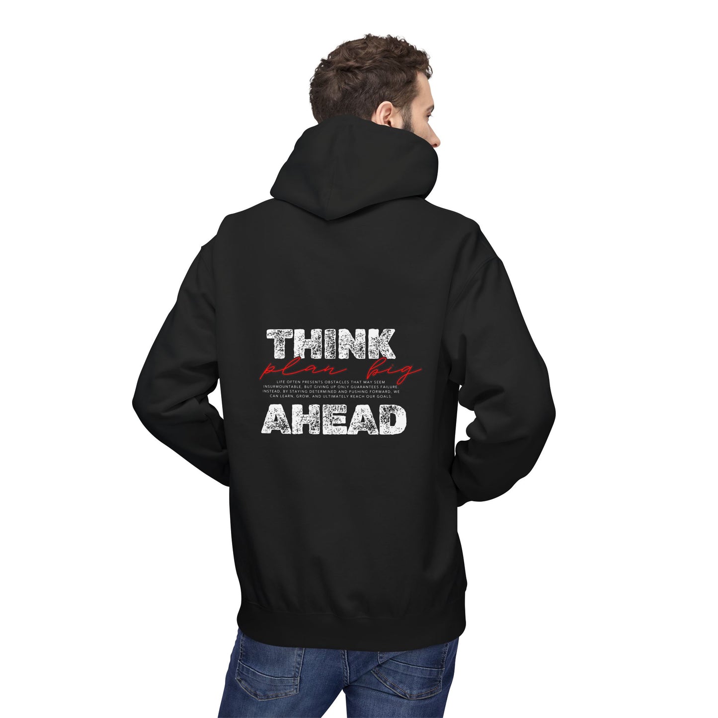 Think Ahead Hoodie — Motivational Graphic Pullover