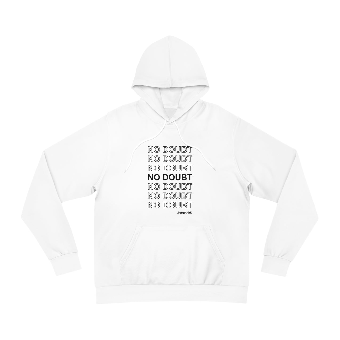 Inspirational No Doubt Hoodie - Motivational Fashion Wear